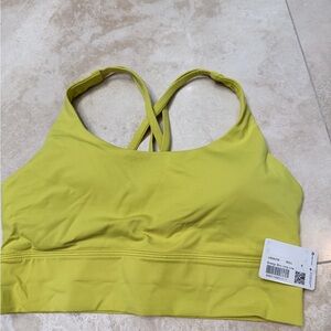 lululemon athletica Women's Neon Lime Crisscross Sports Bra